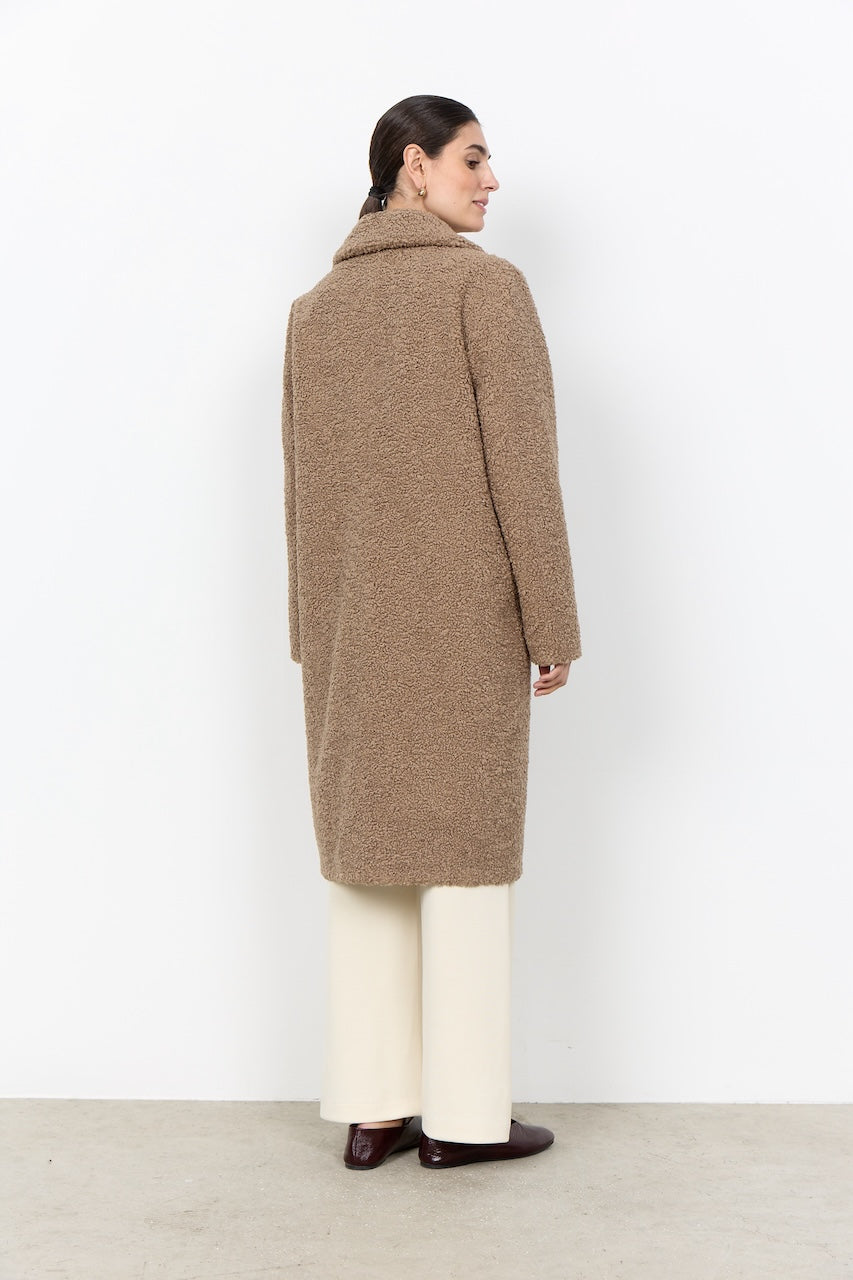 Le manteau long effet peluche Soya Concept | 40217