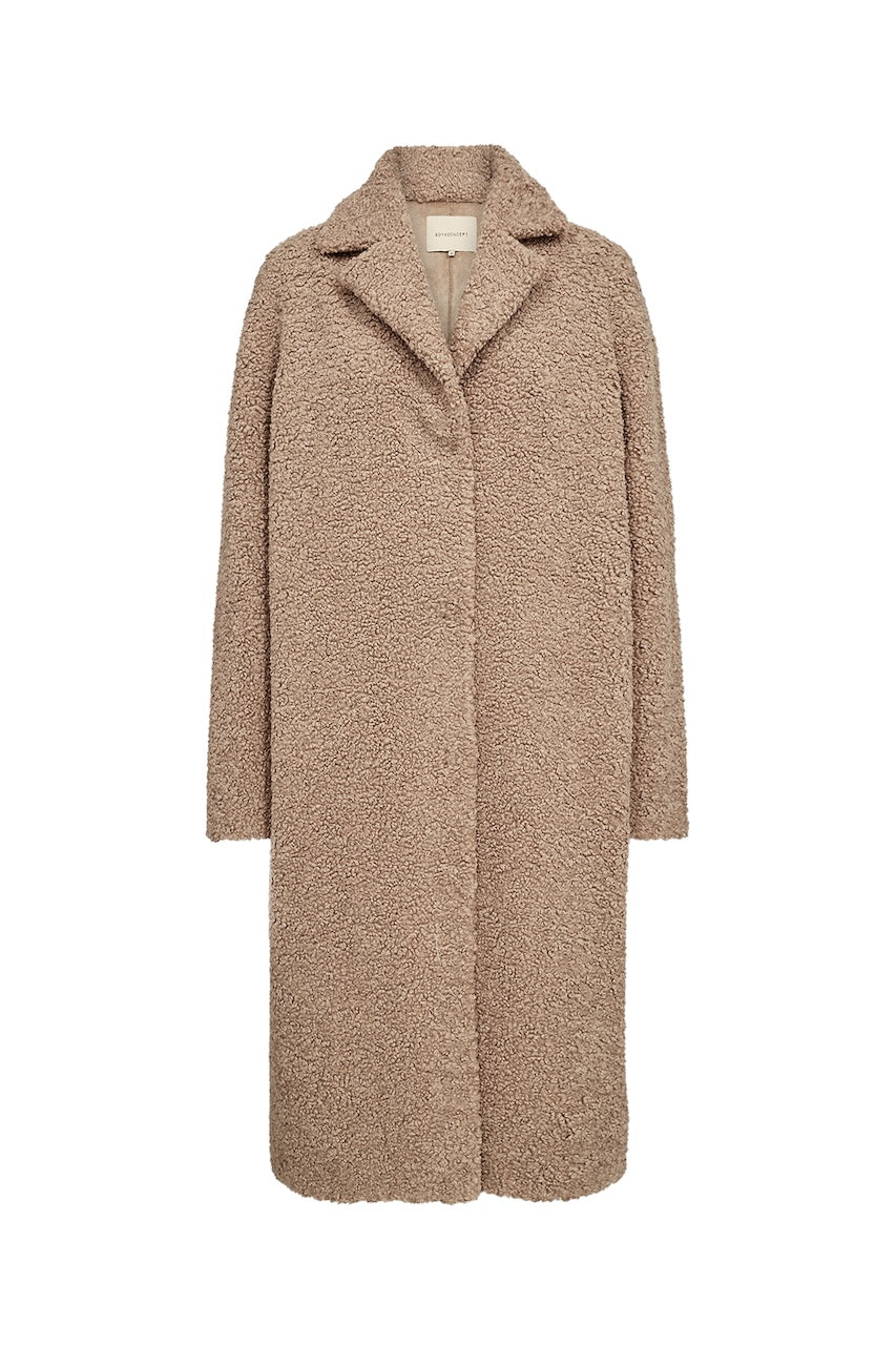 Le manteau long effet peluche Soya Concept | 40217