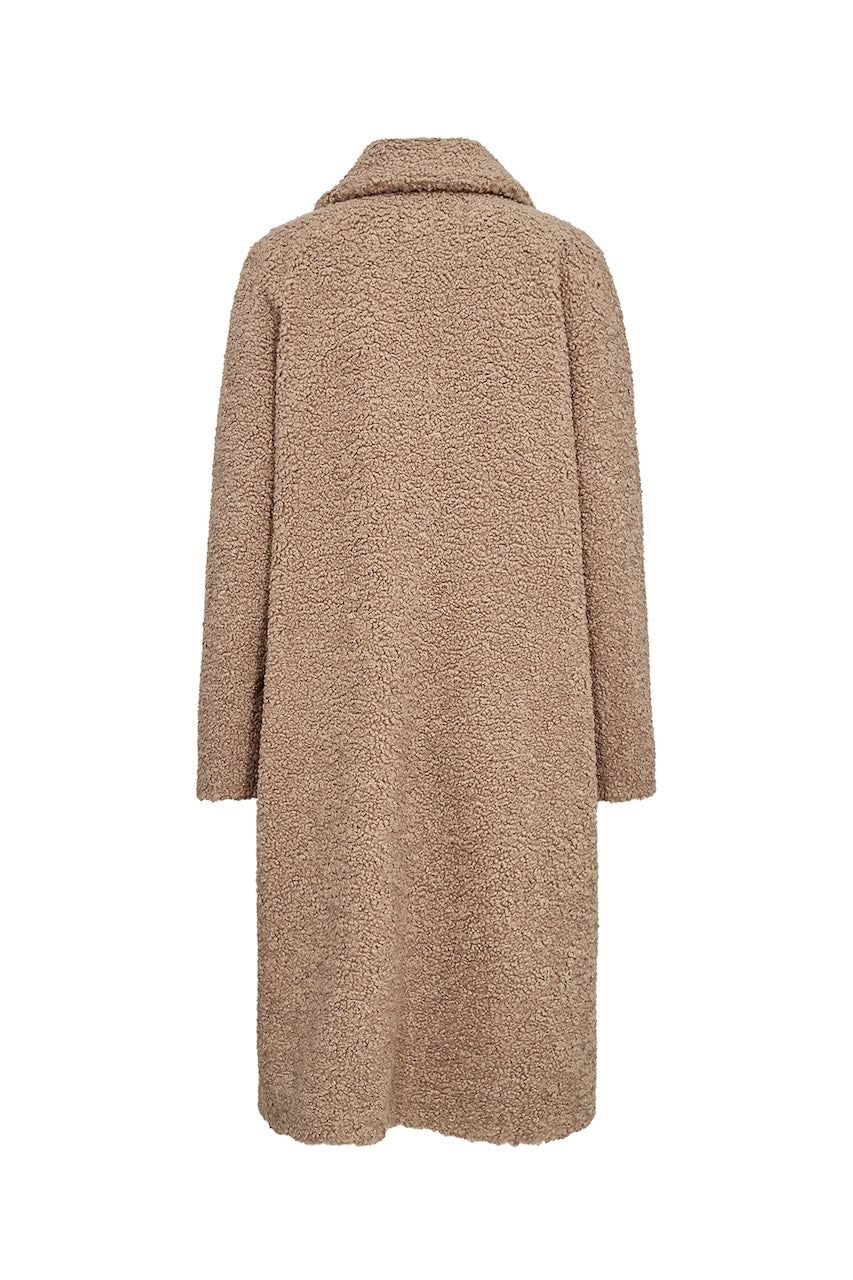 Le manteau long effet peluche Soya Concept | 40217