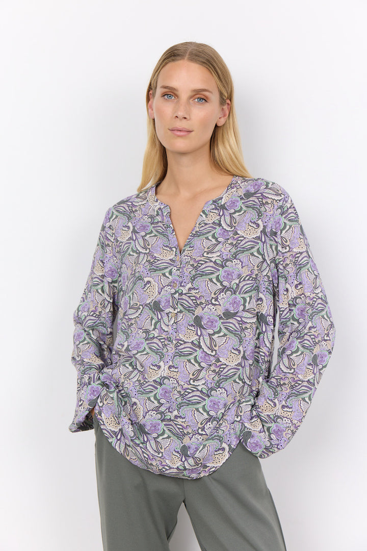 La blouse imprimé unique de Soya Concept