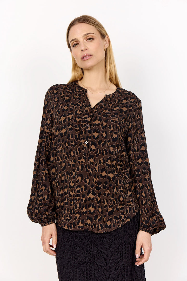 La blouse imprimé léopard Soya Concept | 41345
