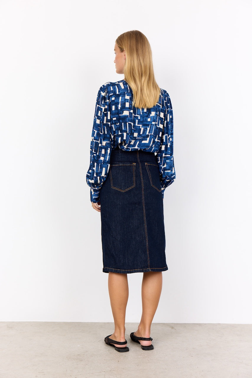 La blouse imprimé géométrique Soya Concept | 41406