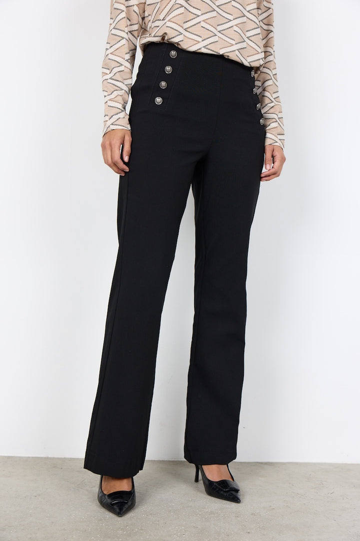 Le pantalon boutons décoratifs Soya Concept | 41552