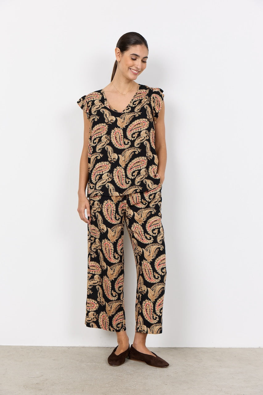 Le haut imprimé paisley Soya Concept | 41736