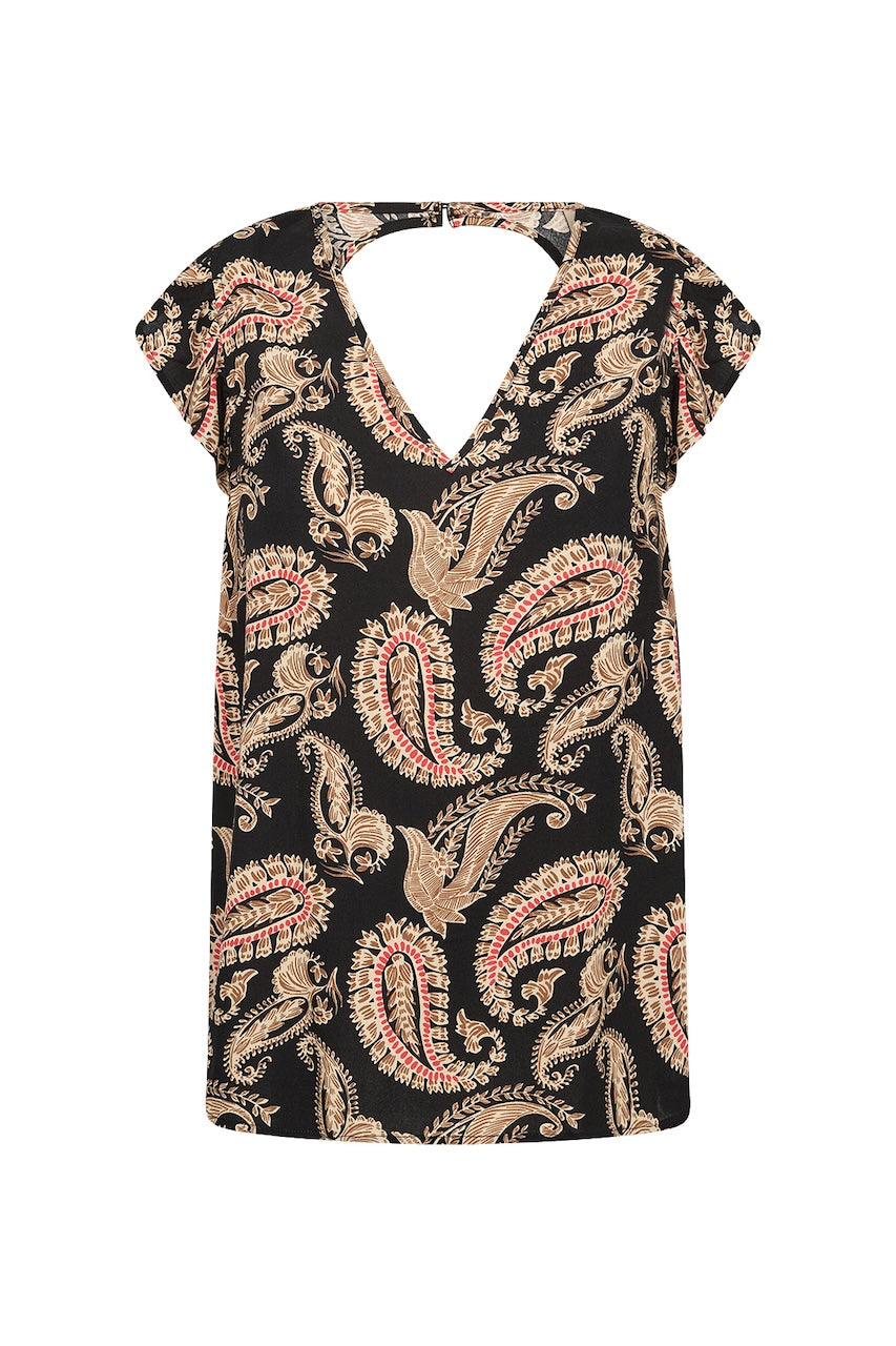 Le haut imprimé paisley Soya Concept | 41736