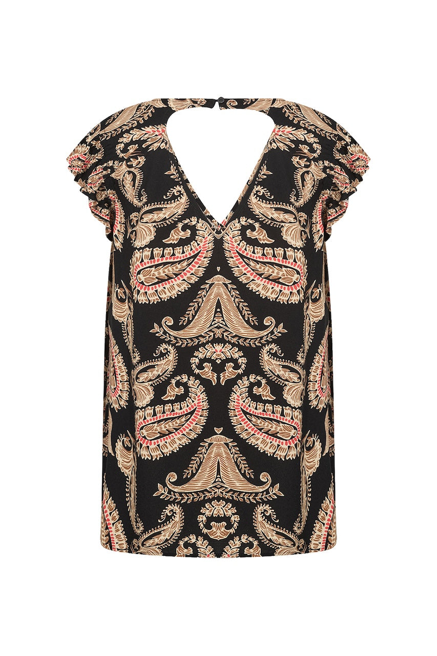 Le haut imprimé paisley Soya Concept | 41736