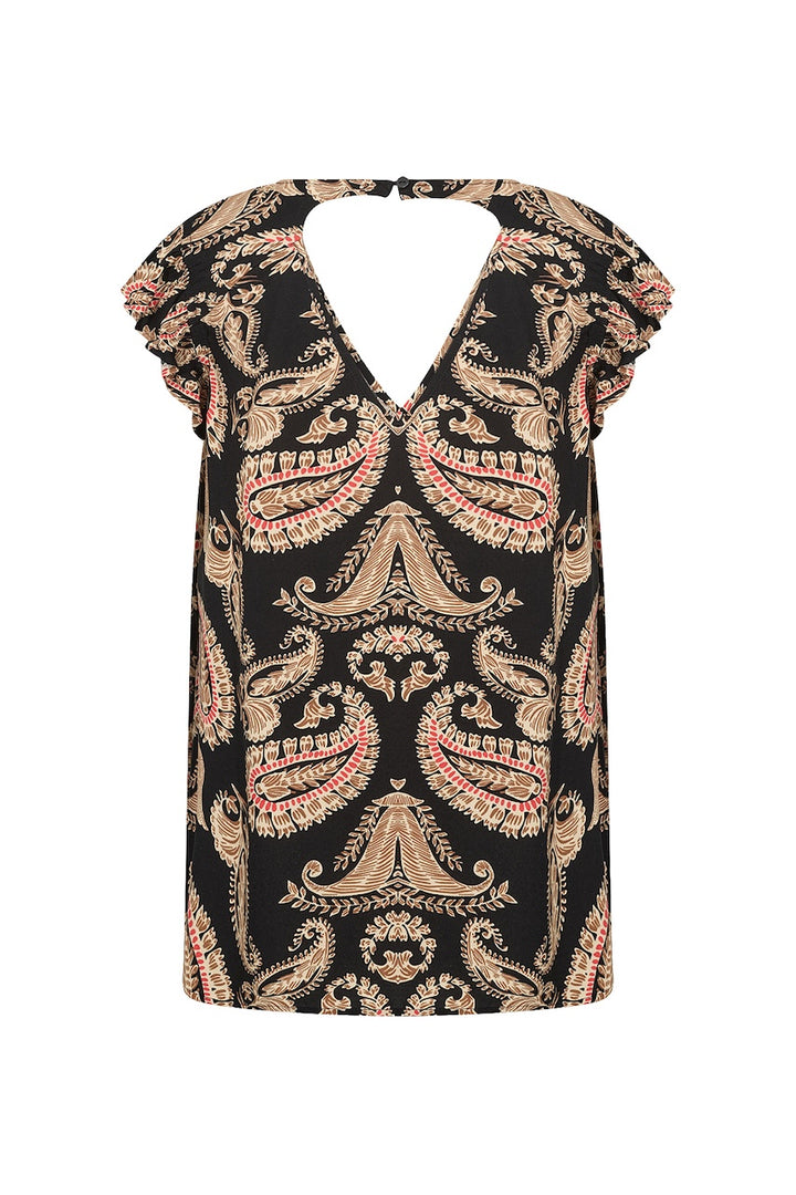 Le haut imprimé paisley Soya Concept | 41736