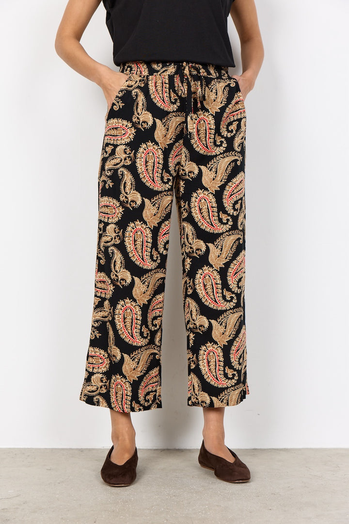 Le pantalon imprimé paisley Soya Concept | 41738