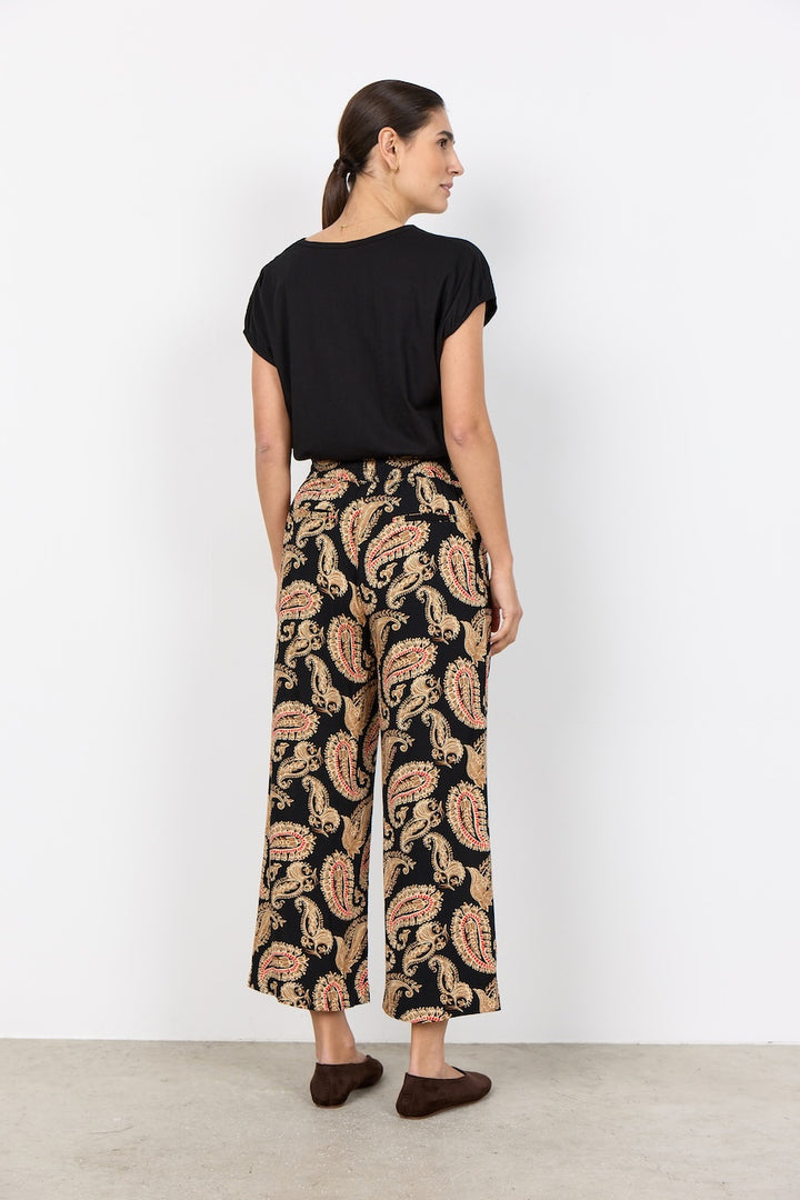 Le pantalon imprimé paisley Soya Concept | 41738