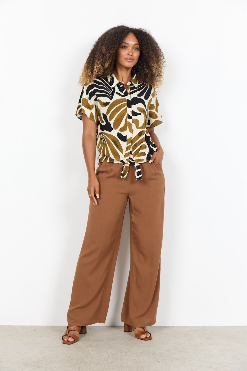 La chemise imprimée à nouer Soya Concept | 41761
