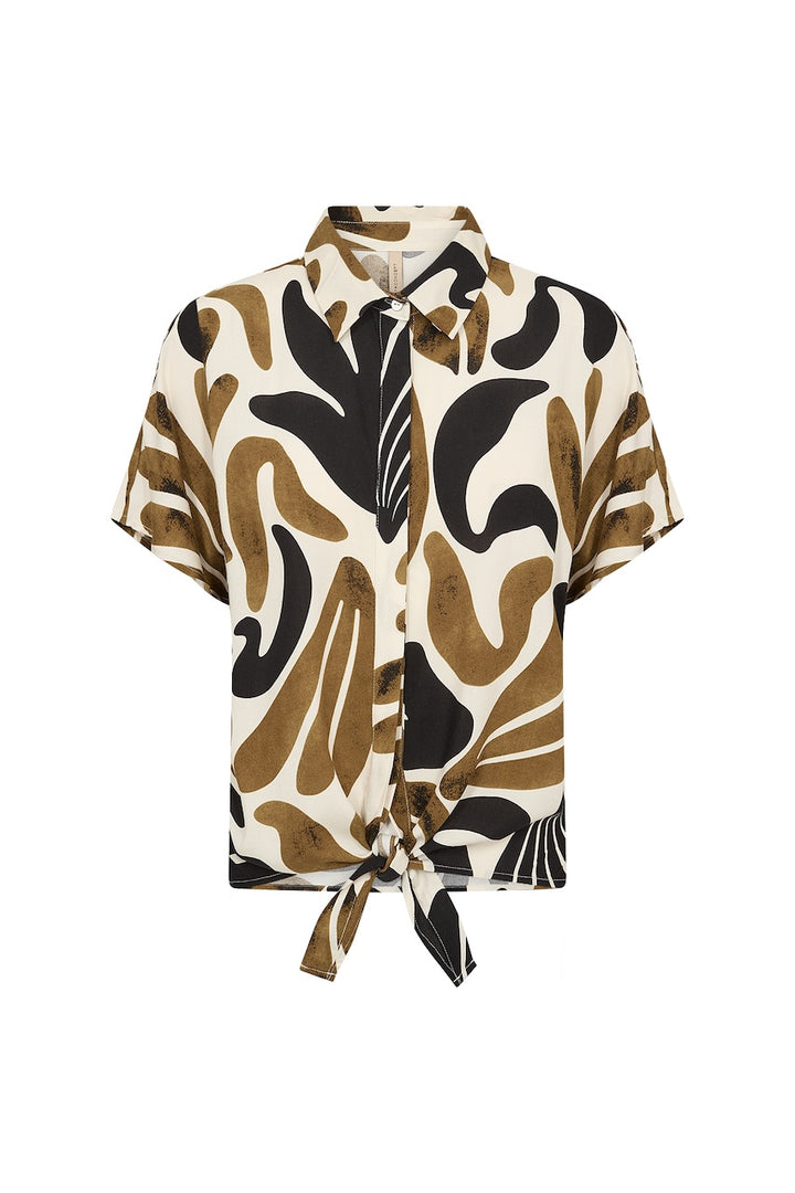 La chemise imprimée à nouer Soya Concept | 41761