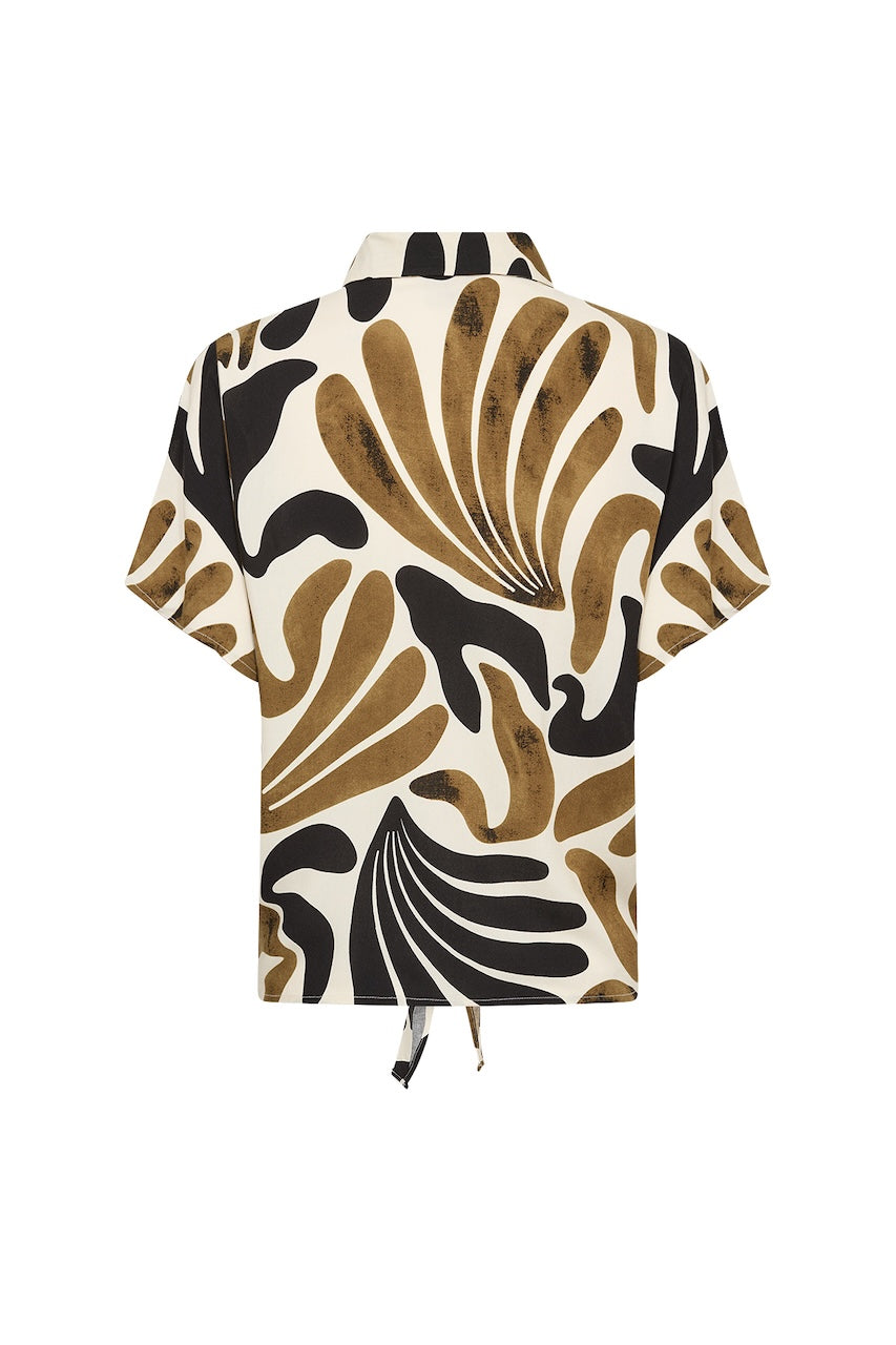 La chemise imprimée à nouer Soya Concept | 41761