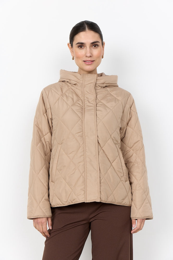 La veste matelassée à capuchon Soya Concept | 41844