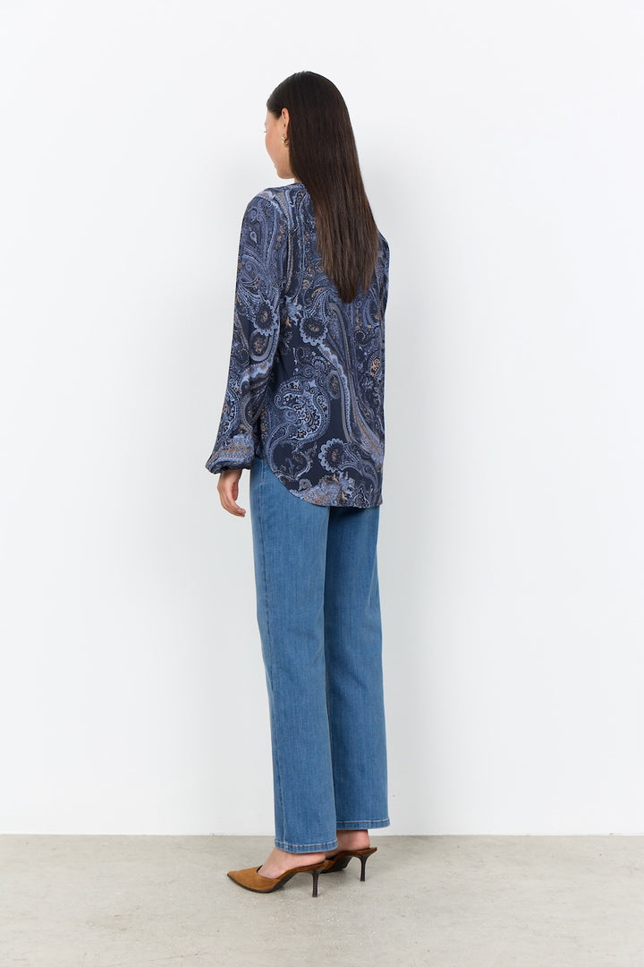 La blouse à imprimé cachemire Soya Concept | 41974