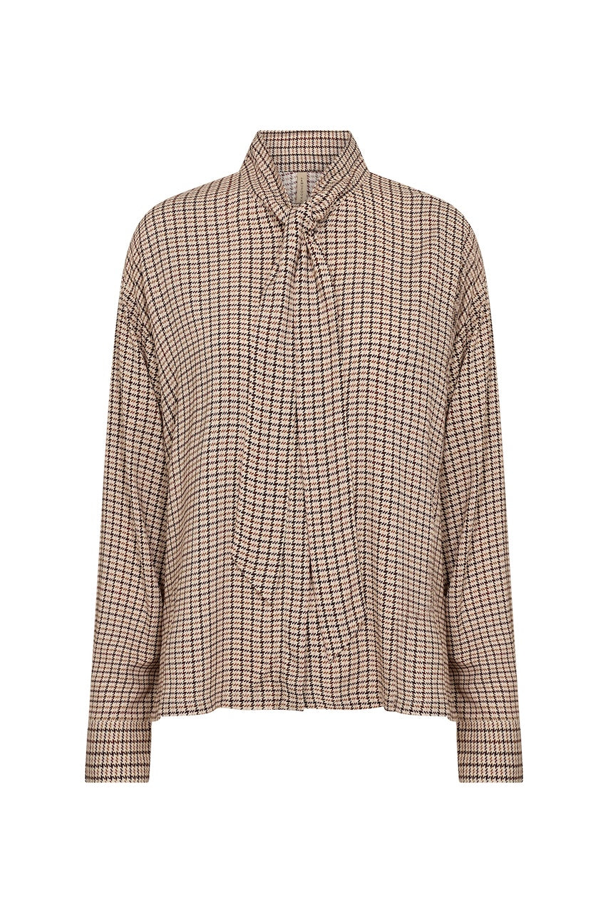 La blouse imprimée à col noué Soya Concept | 41983