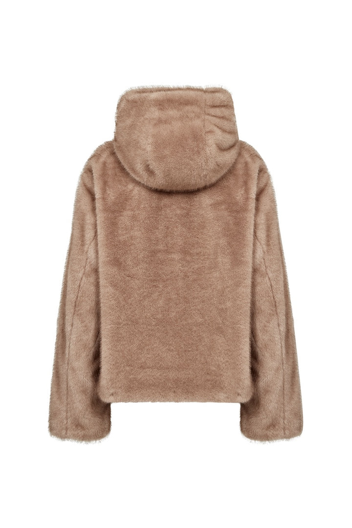 La veste à capuchon texturée Soya Concept | 42038