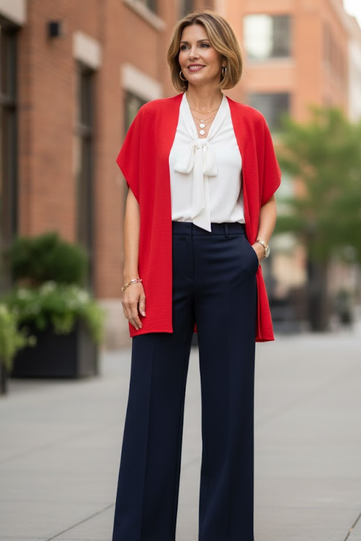 Le cardigan coupe fluide Devia | S522T