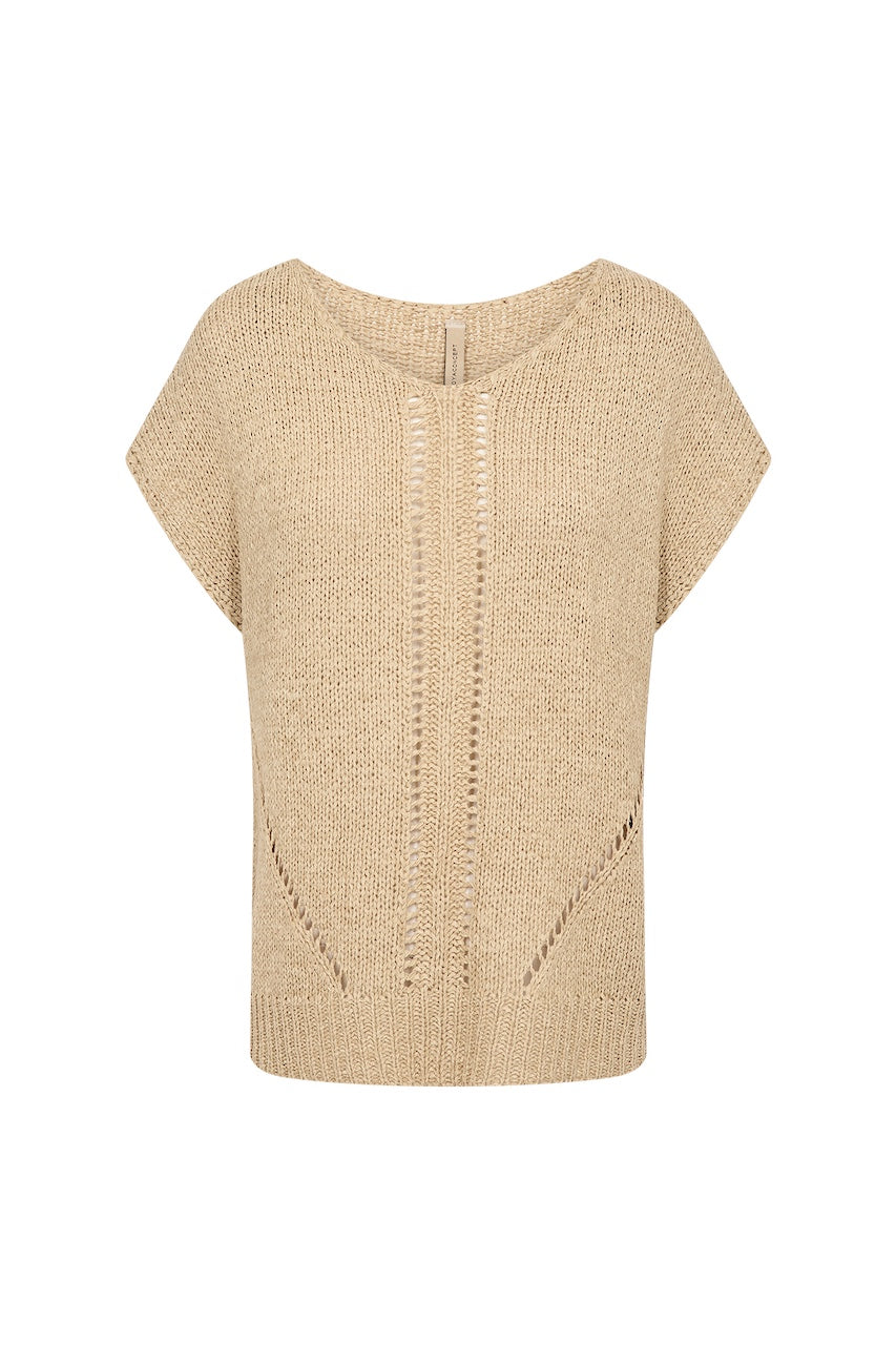 Le haut en maille texturée Soya Concept | 51499