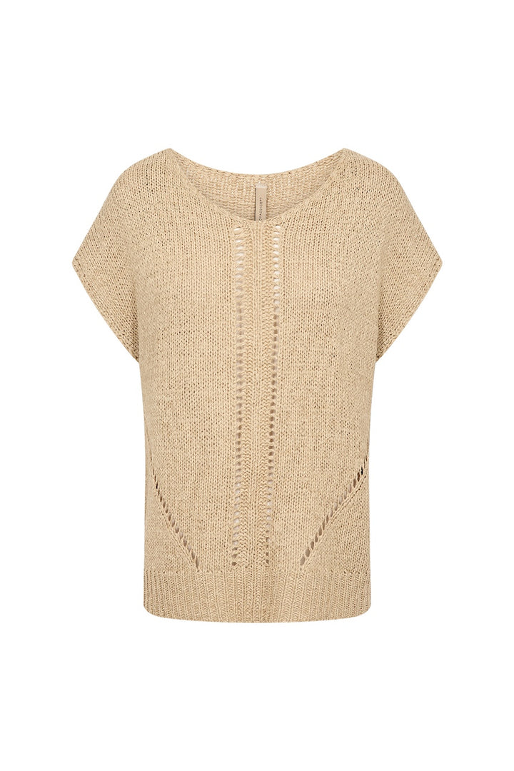 Le haut en maille texturée Soya Concept | 51499