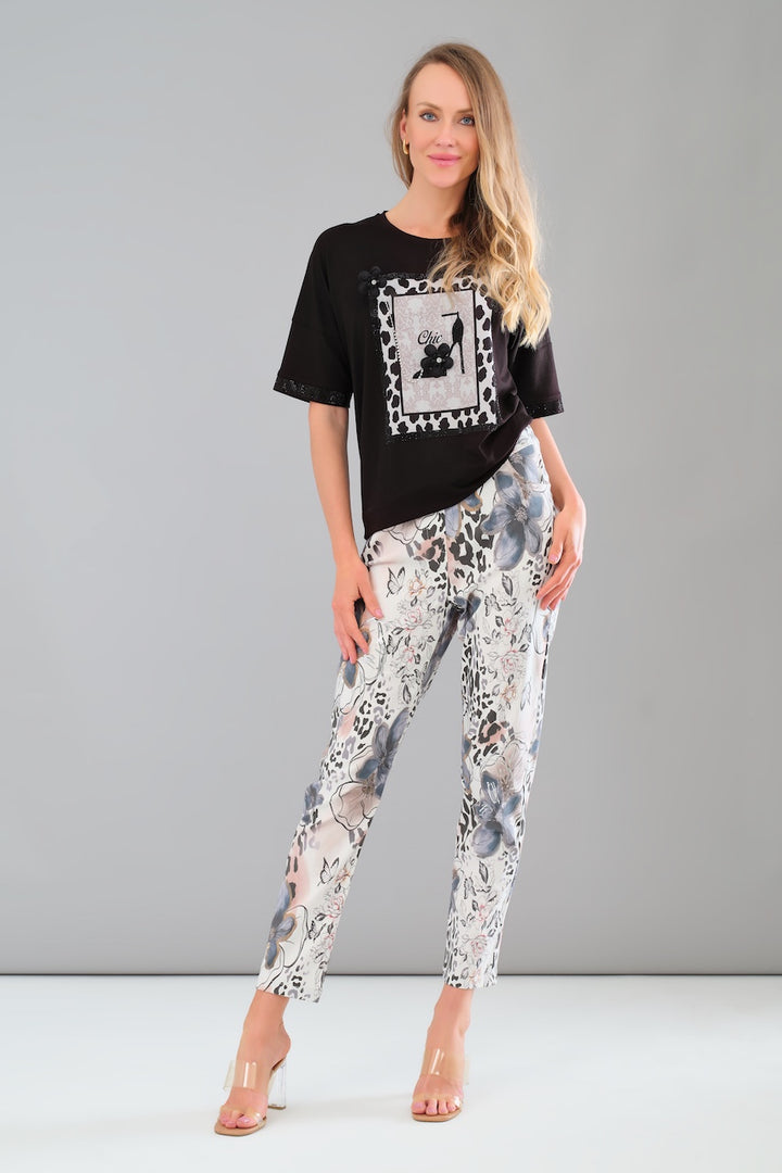 Le t-shirt finitions délicates Tricotto | 56121