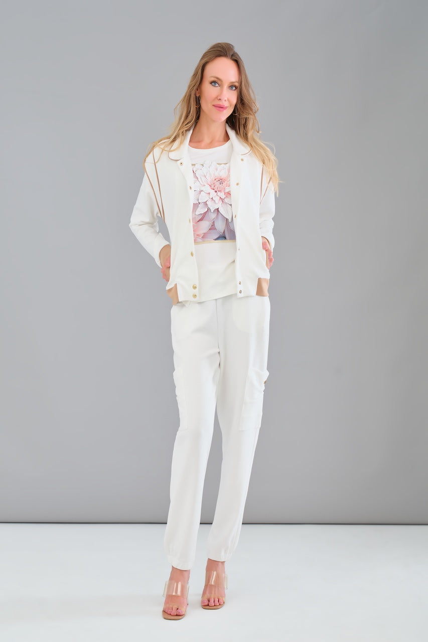 Le t-shirt motif floral Tricotto | 56233