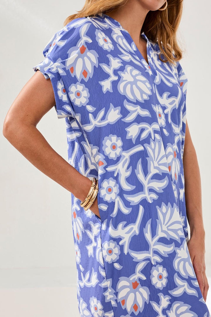 La robe maille douce imprimée Tribal | 5781O-5251