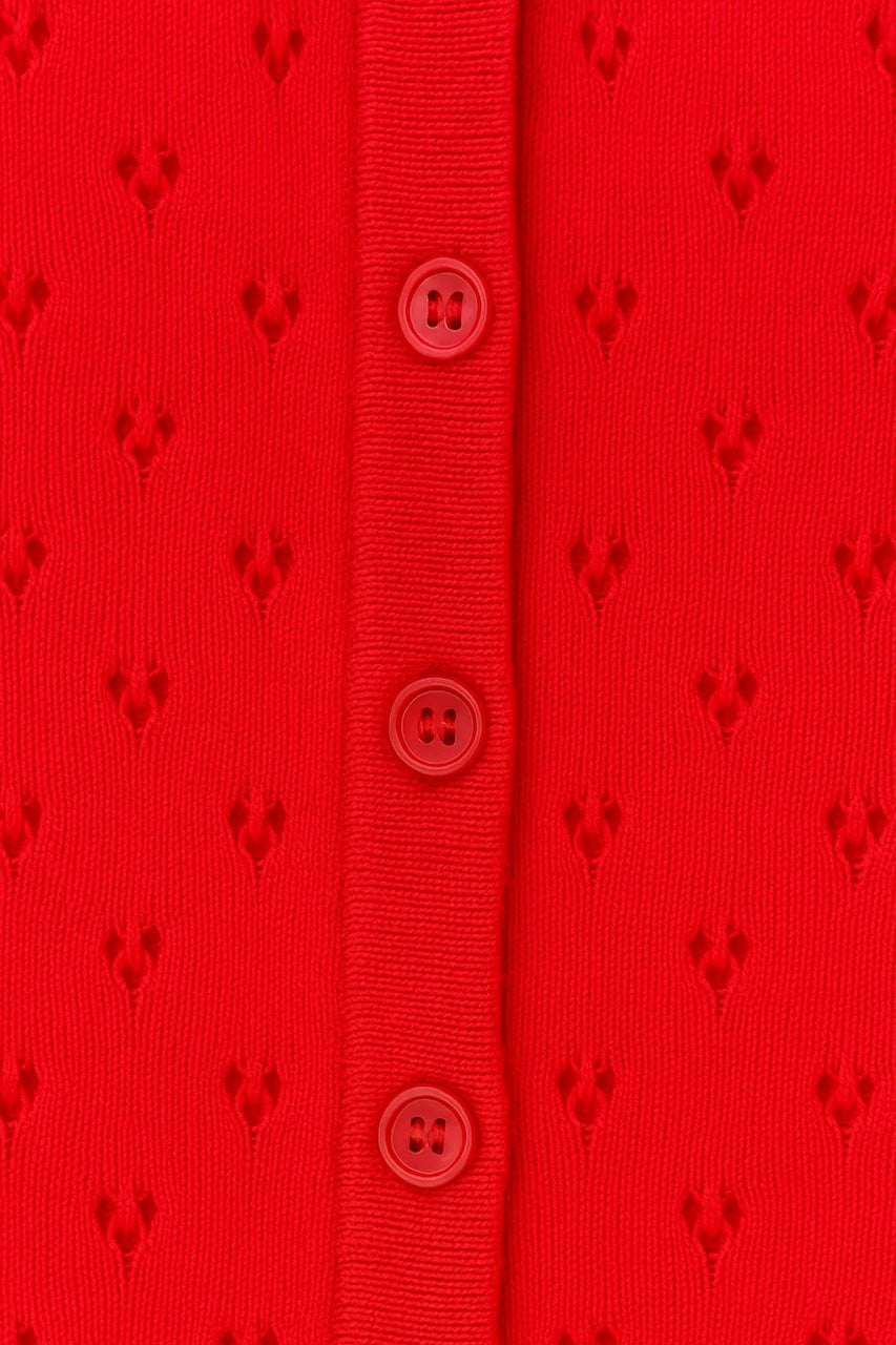 Le cardigan en maille ajouré Tribal | 6102O-5172