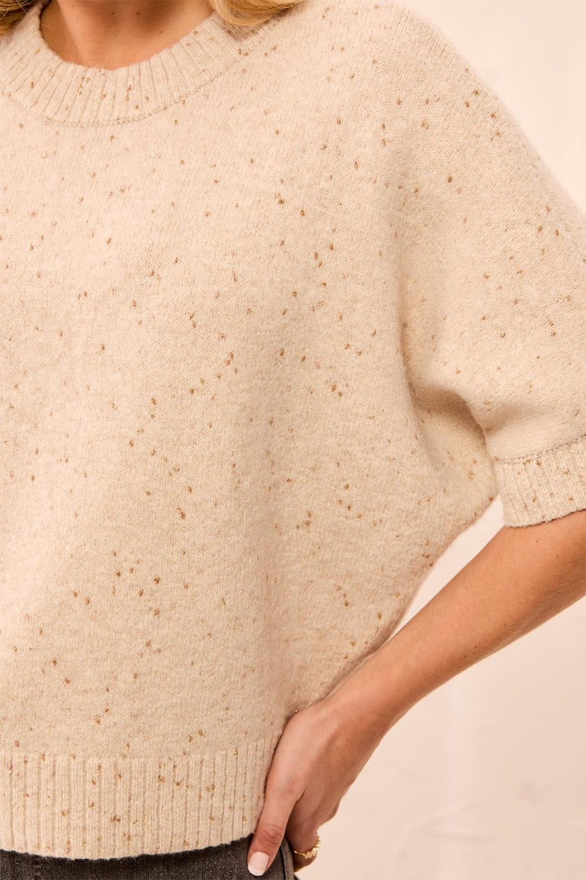 Le chandail en tricot scintillant Tribal | 6264O-5744