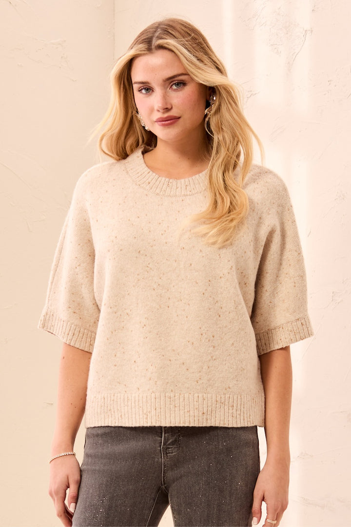 Le chandail en tricot scintillant Tribal | 6264O-5744