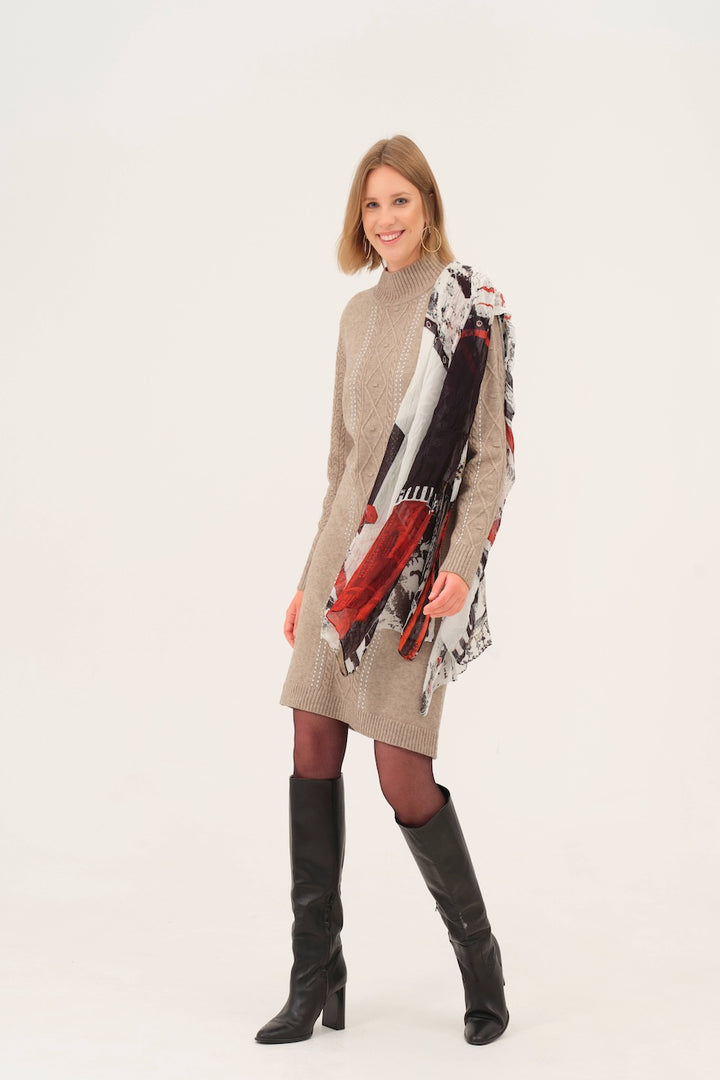 La robe pull mi-longue Dolcezza | 75308