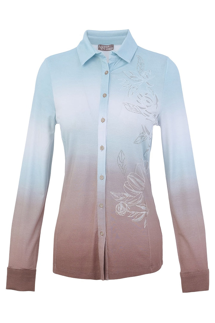 La chemise dégradée à motif floral Dolcezza | 76663