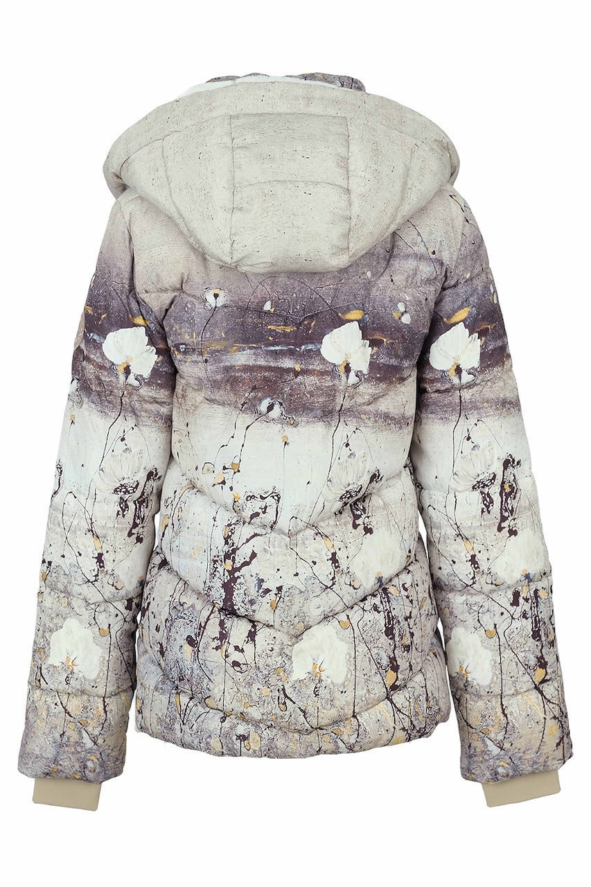 Le manteau matelassé à imprimé artistique Dolcezza | 76830