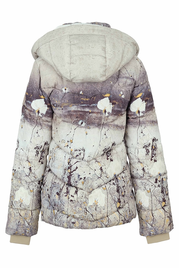 Le manteau matelassé à imprimé artistique Dolcezza | 76830