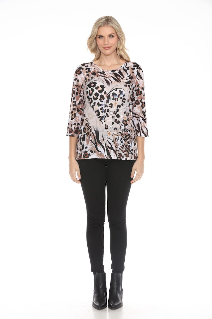 Le chandail imprimé animal Tango Mango | 89021