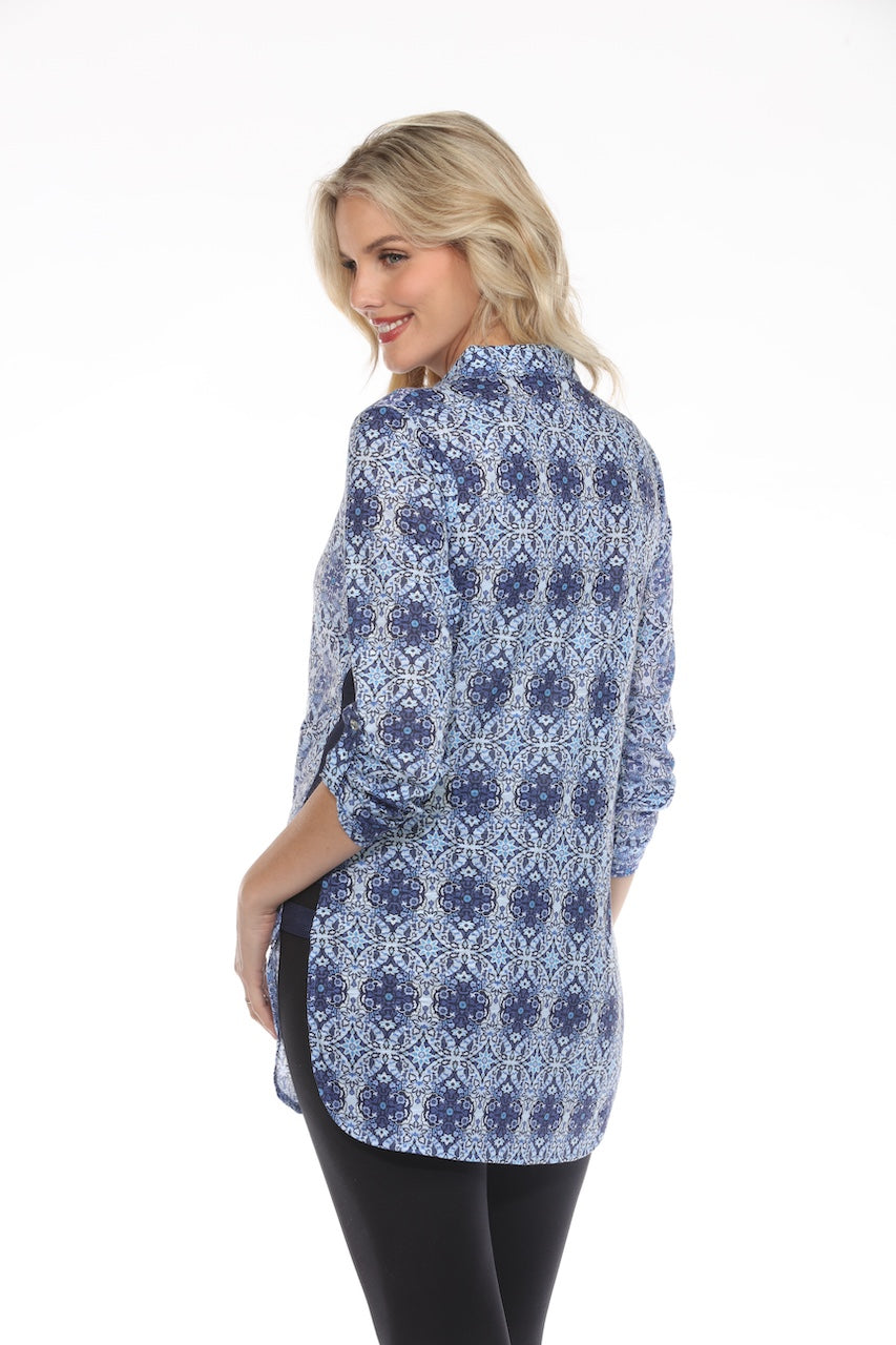 La blouse à motif faïence Tango Mango | 89037