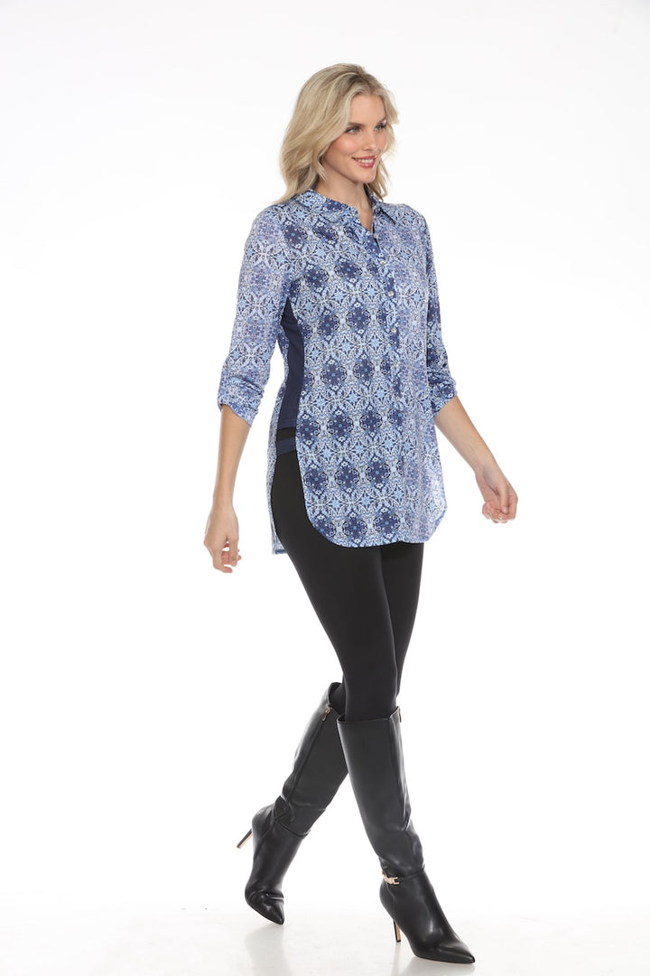 La blouse à motif faïence Tango Mango | 89037