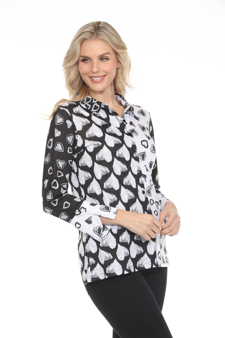 La blouse coeur audacieux Tango Mango | 89049