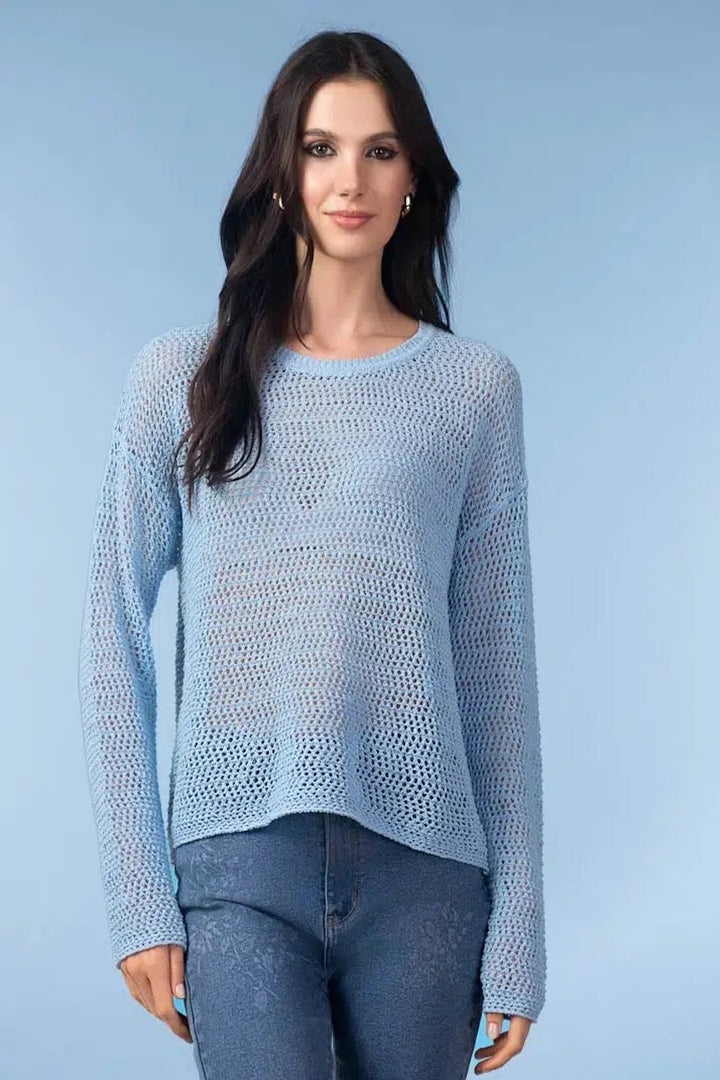 Le pull maille ajourée Alison Sheri | A47200