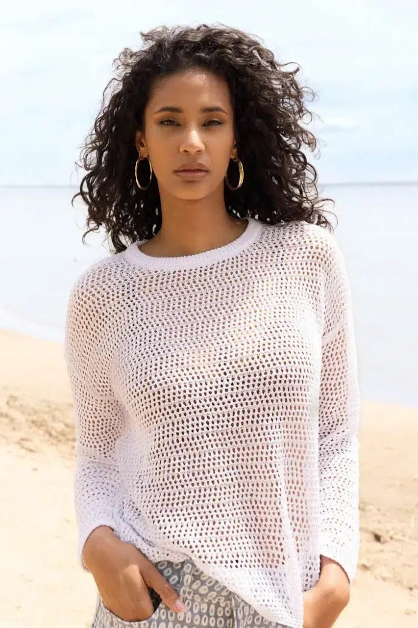 Le pull maille ajourée Alison Sheri | A47200