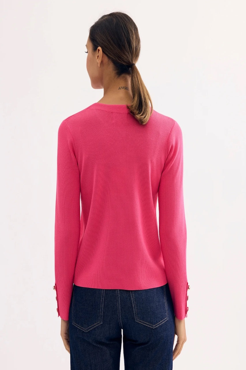 Le cardigan boutons formes variées Leo Ugo | AE144