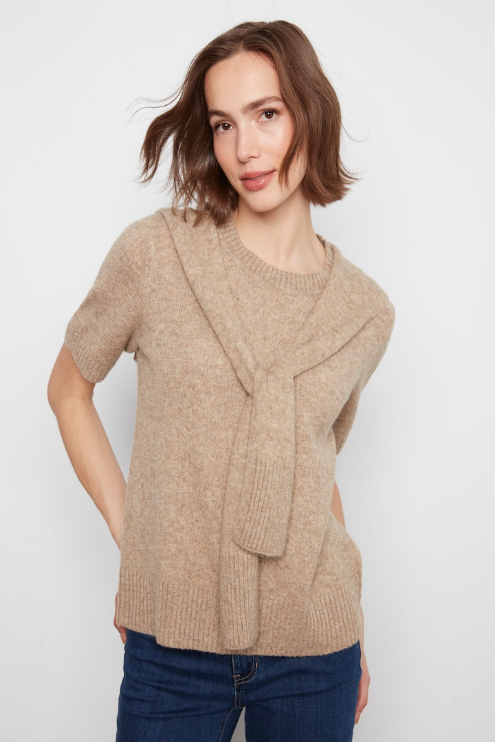 Le pull à manches courtes Charlie B | C2069-690C