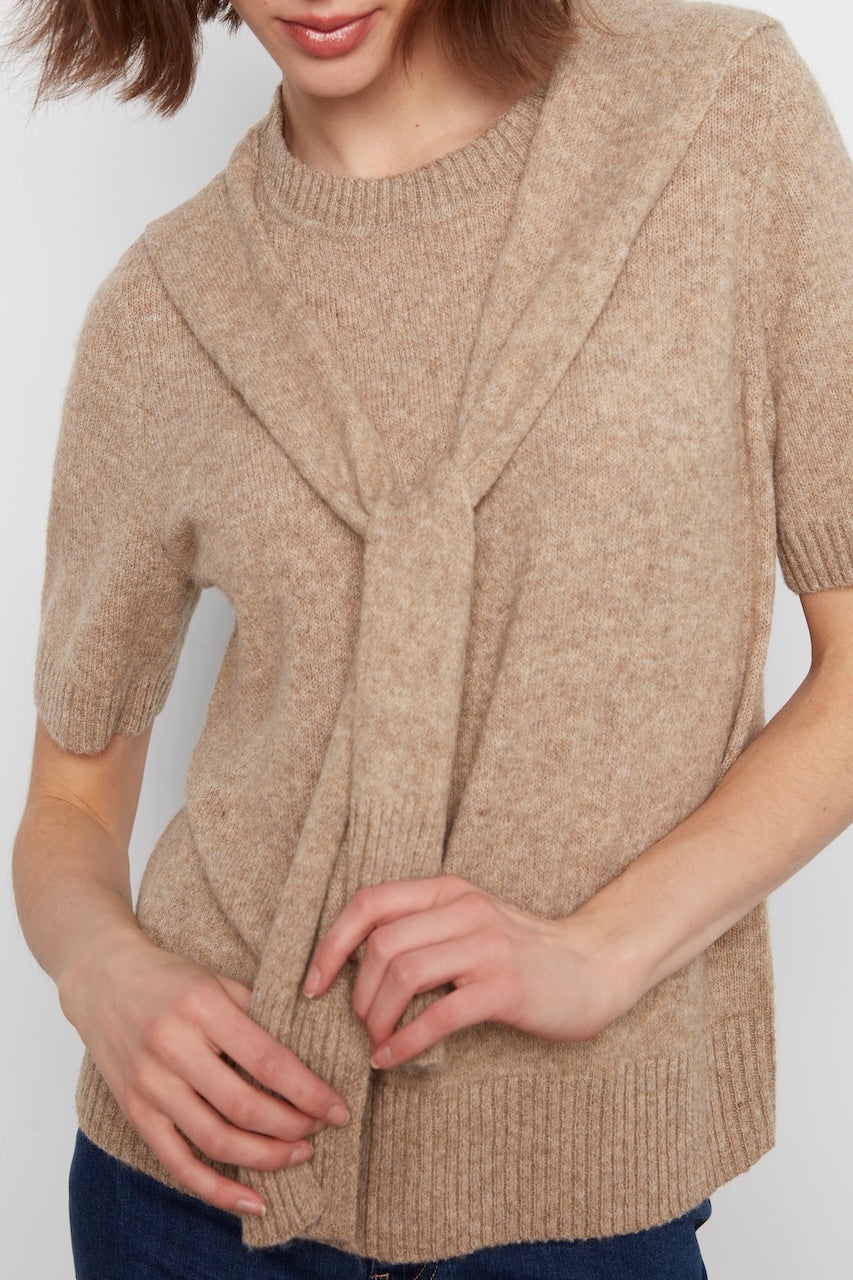 Le pull à manches courtes Charlie B | C2069-690C
