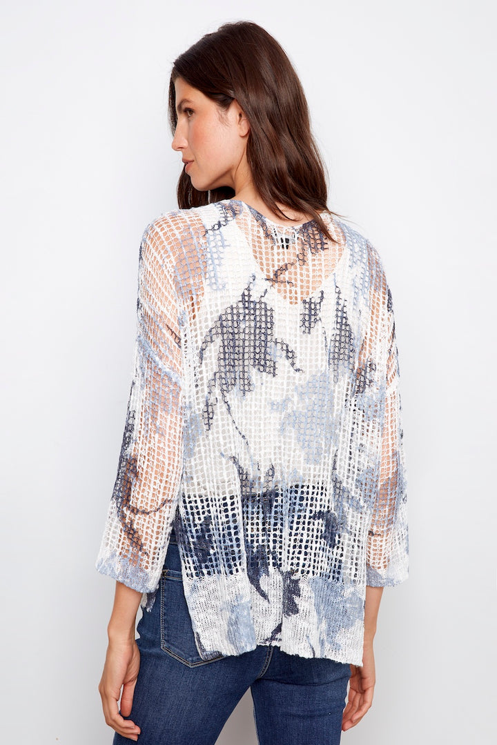 Le haut en crochet motif ajouré Charlie B. | C2326Z-029B