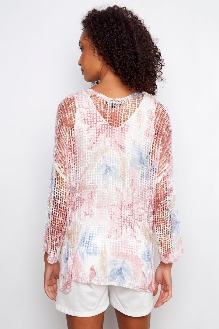 Le haut en crochet motif ajouré Charlie B. | C2326Z-029B