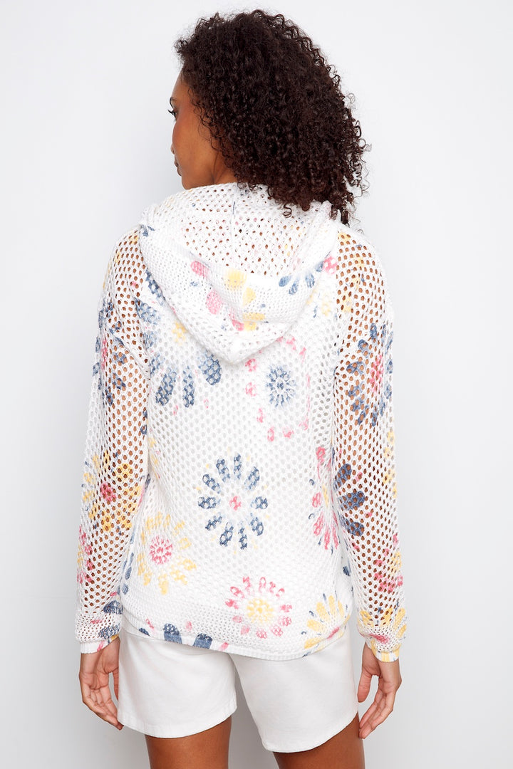 Le haut à crochet marguerites colorées Charlie B. | C2615RR-540B