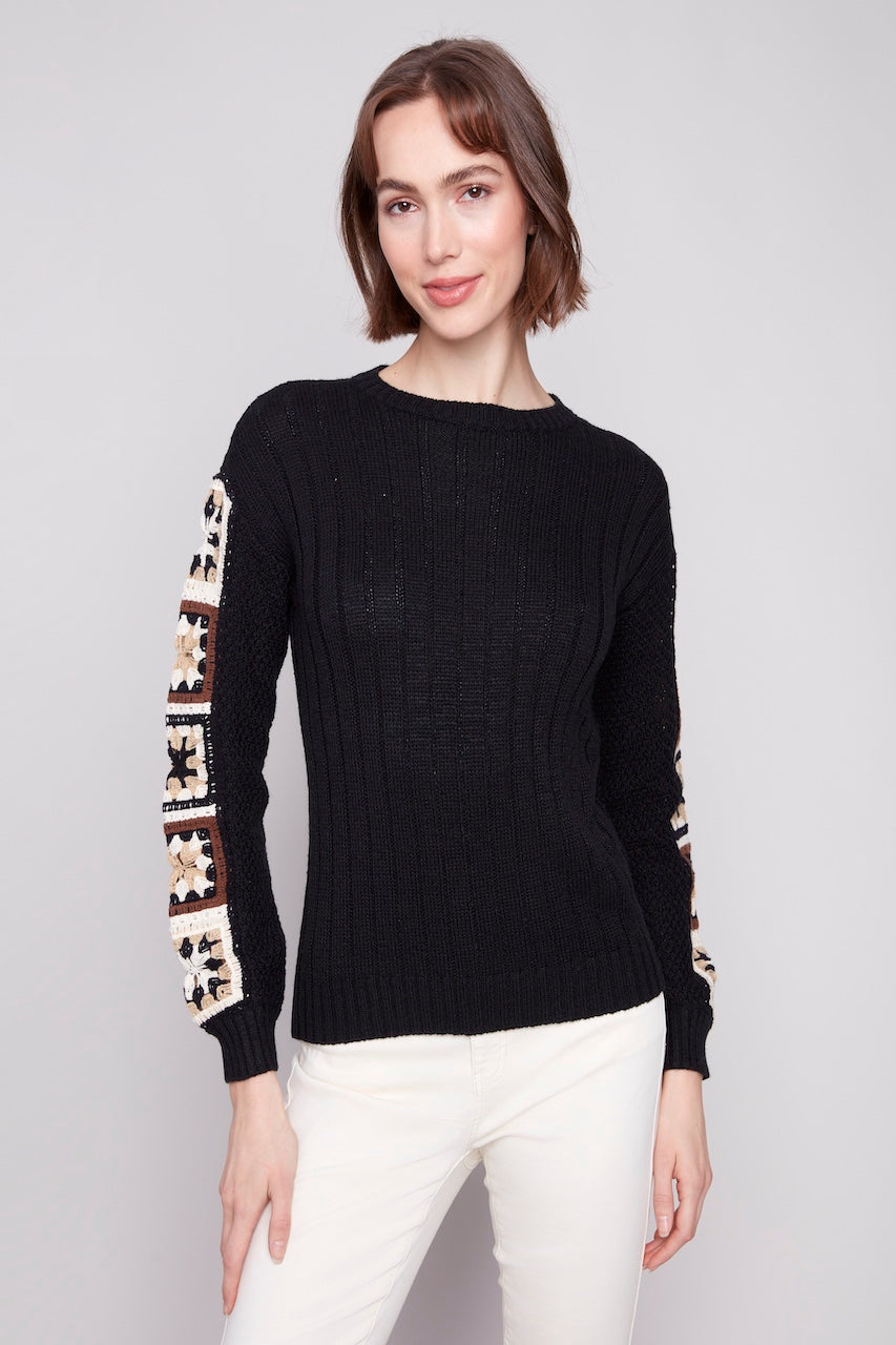 Le pull bohème Charlie B. | C2623R-806B