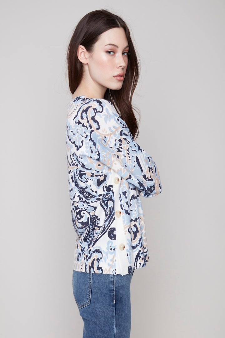 Le pull imprimé Charlie B. | C2668PR-464A