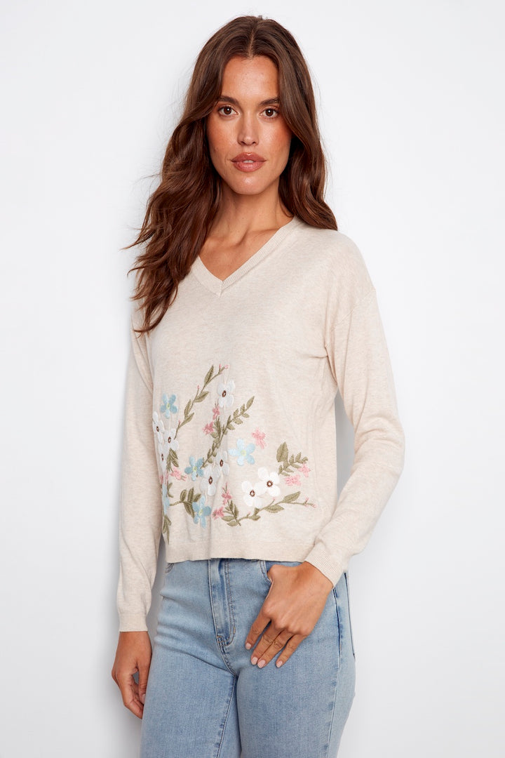 Le pull wildflowers Charlie B. | C2802R-261B