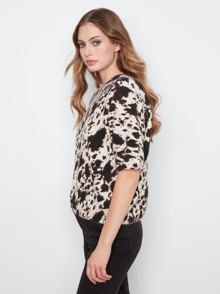 Le chandail imprimé animalier Charlie B | C2858RP-717C