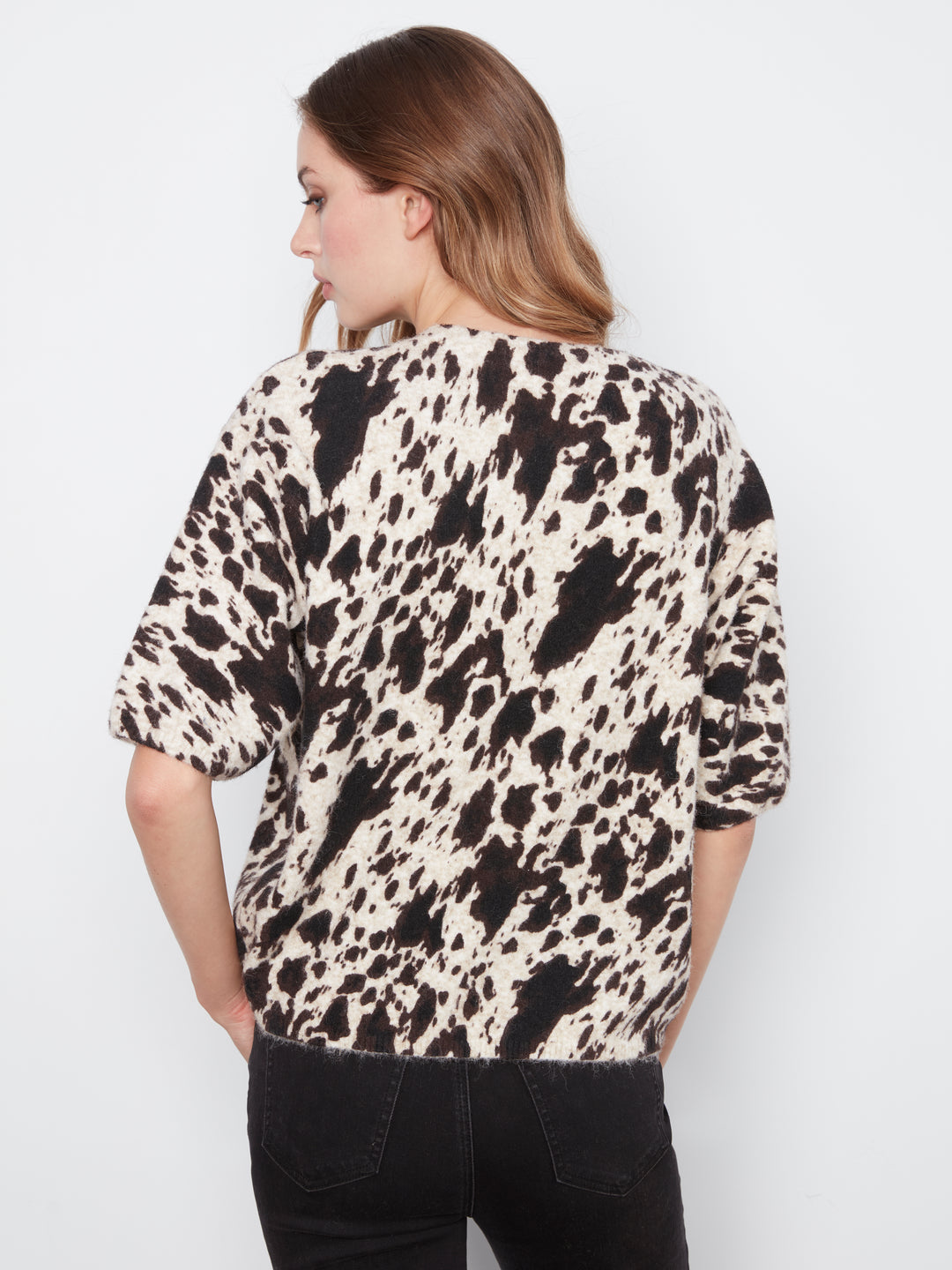 Le chandail imprimé animalier Charlie B | C2858RP-717C